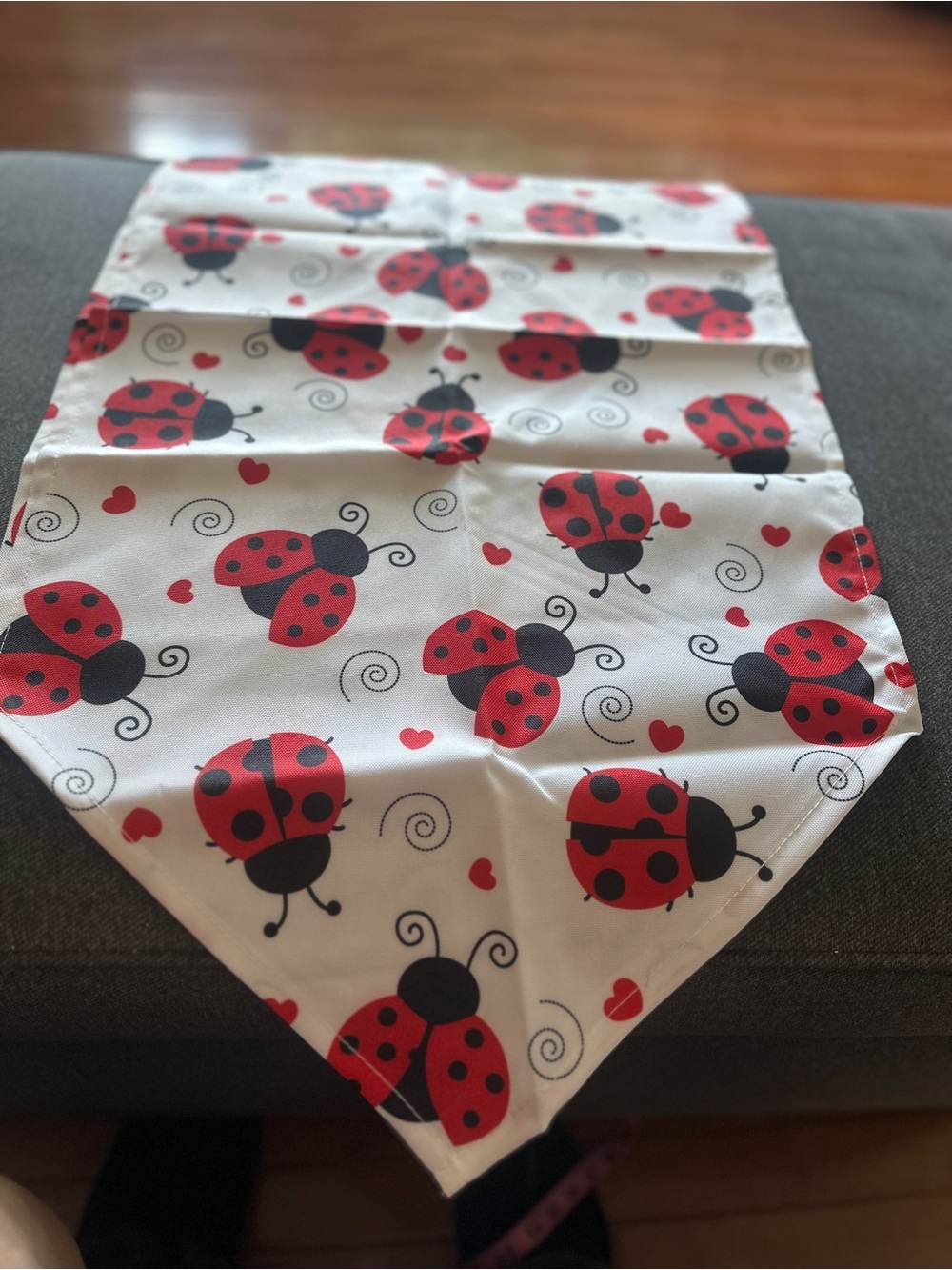 Ladybug Print Indoor/Outdoor Table Runner (70 Inches)
